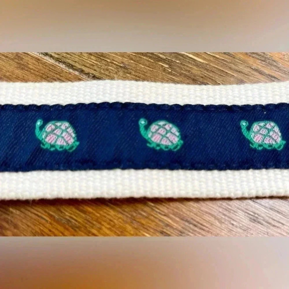 Embroidered Turtle Belt | 1.5 Wide | 34” Long - Picture 2 of 5